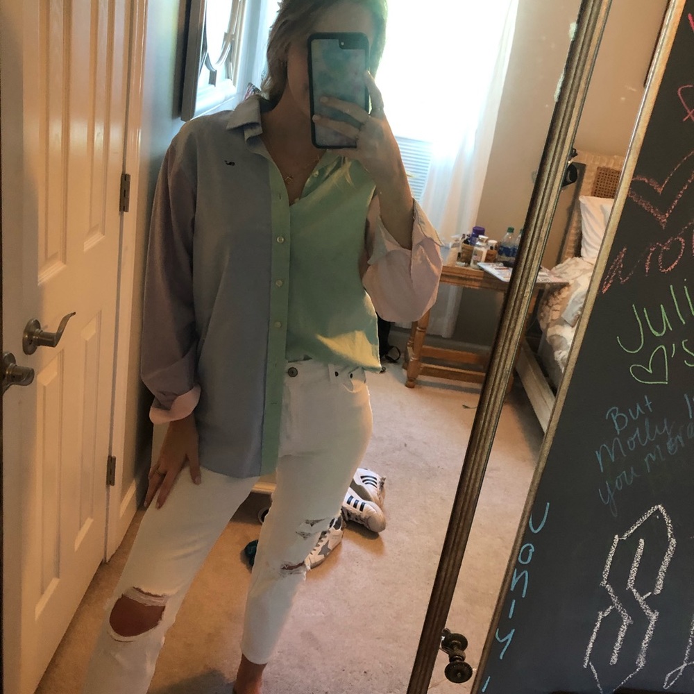 Vineyard Vines Colorblock Button down - Picture 5 of 5